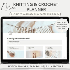 Craft Journals: Knit and Crochet Planners and Diaries