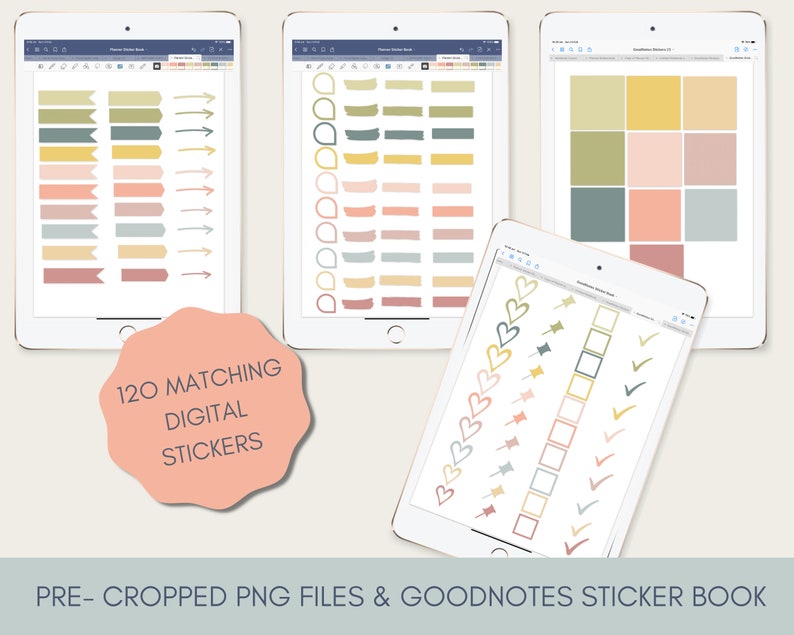 Goodnotes Planner Health and Wellness Inserts Bundle With 120 Etsy