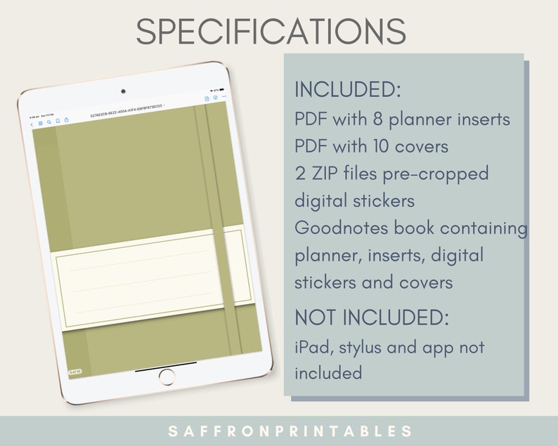 Goodnotes Planner Health and Wellness Inserts Bundle With 120 Etsy