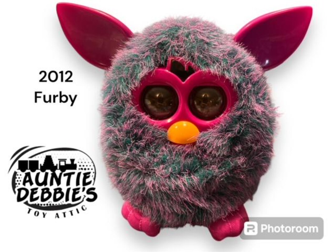 Figurine Furby Boom 2012 – Version Française – Noir Et Gris – Hasbro – Occasion