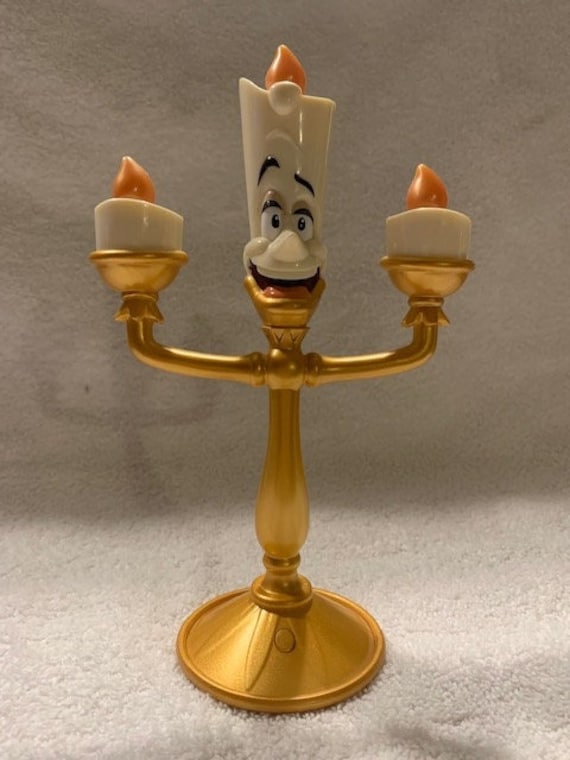 Disney's Lumiere Candelabra Beauty and the Beast Etsy