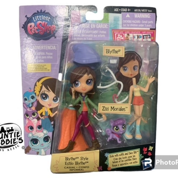 Littlest Pet Shop LPS Blythe Doll with ZiZi Morales "Casual/Informal" BNIB 2014