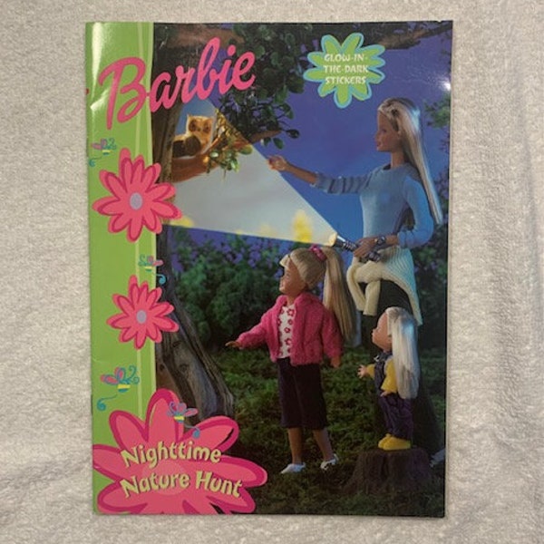 Barbie Night time Nature Hunt Coloring Book 2003