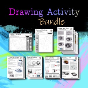 Drawing Skills Lesson Bundle - Step by Step - Tone, Shading
