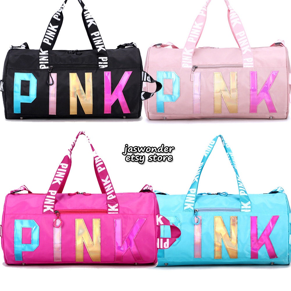 Pink and black gym bag Clearance
