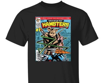 Hamster Comic Cover Shirt, Hamster Gift, Hamster Shirt For Girls, Hamster Lover Gift, Cute Hamster Shirt, Hamster Mom Gift Shirt