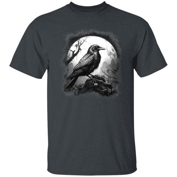 Crows/Ravens Birds With Full Moon T-Shirt Crows/Ravens Birds With Full Moon T-Shirt