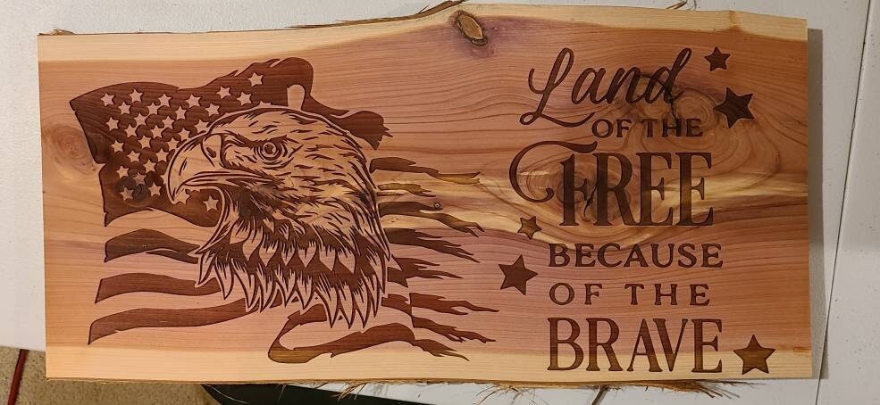Rustic Name Sign Custom Laser Engraved Cedar Name Sign - Etsy
