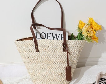 Basket Bag, Large Tote Bag, Underarm Bag, Top Handle Bag, Straw Woven Bag, Braid Bag, Resort Beach Bag, Vacation Bag, Straw Bags, Bali Bag