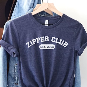 Zipper Club Heart Surgery Shirt, Open Heart Post Surgery Gift, Care Package Item, Funny Surgery Tee for Cardiac Patient, Custom T Shirt
