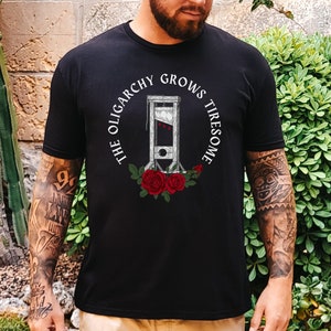 Guillotine Shirt, Anti Capitalism Social Justice Liberal Leftist Anarchist Protest Tee,Eat The Rich,French Revolution Anarchy,Tax The Rich