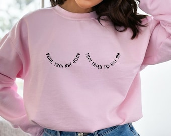 Mastectomia moletom câncer de mama crewneck peito moletom mastectomia presentes mastectomia roupas câncer guerreiro camisa camisas de câncer de mama
