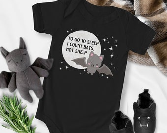 Baby Fledermaus Body, gruselige Alternative Emo Baby, Goth Mama Baby Geschenk, Pastel Goth Baby Kleidung, Baby Hexe, Gothic Baby Kleidung, Punk Baby