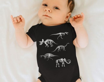 Goth Bodysuit Goth Baby Clothes Baby Ghoul Punk Baby Gift Death Metal Baby Goth Baby Stuff Witch Baby Skeleton Bodysuit Dinosaur Skeleton