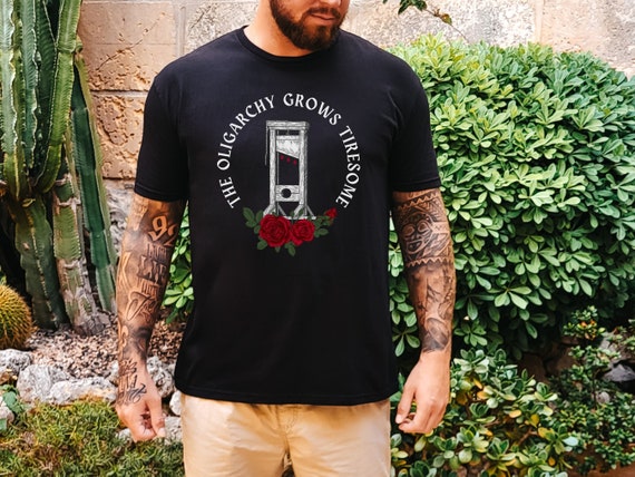 Guillotine Shirt, Anti Capitalism Social Justice Liberal Leftist Anarchist Protest Tee,Eat The Rich,French Revolution Anarchy,Tax The Rich