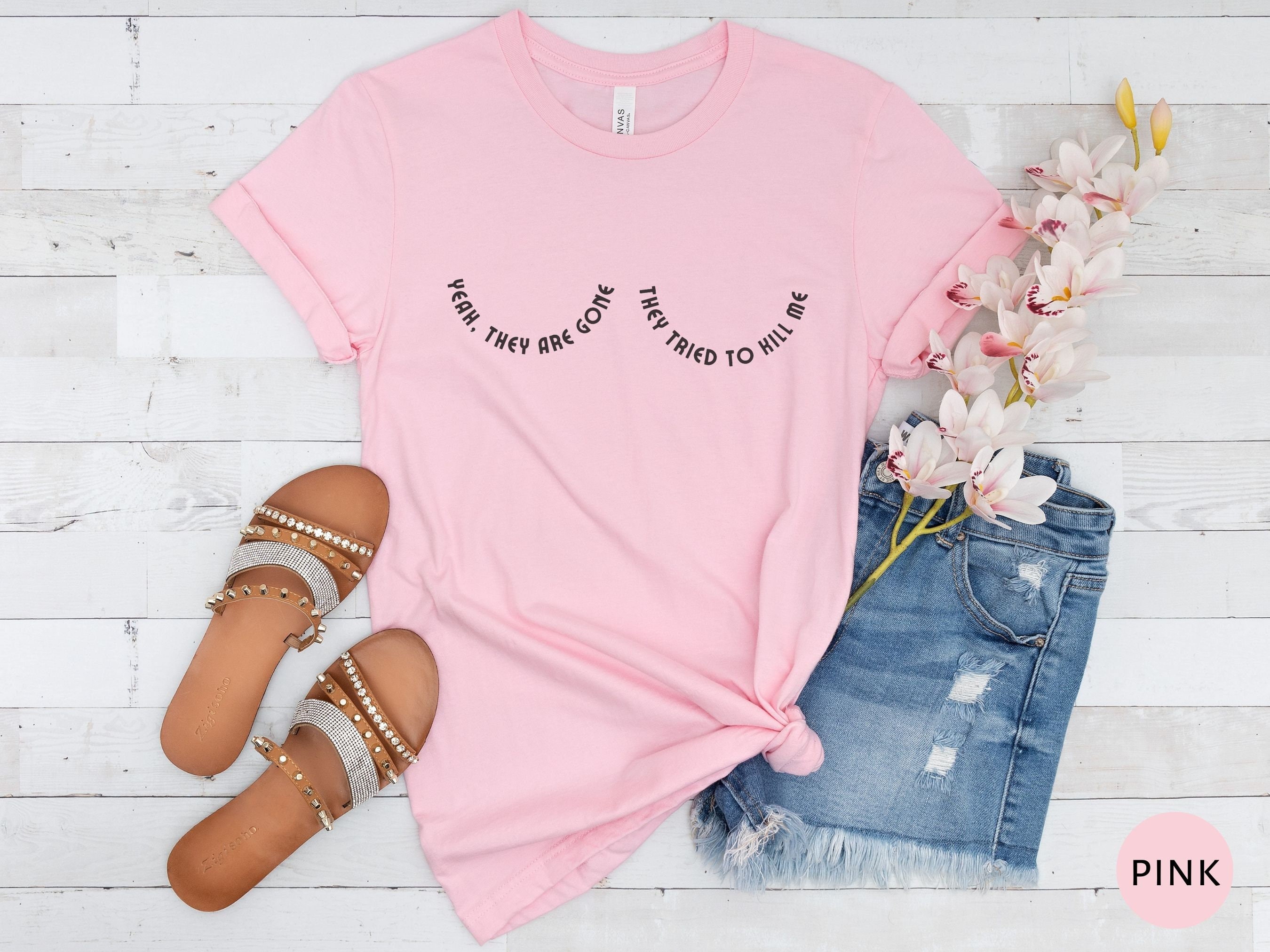 Personalized Funny Breast Cancer Design - Mastectomy Recovery T-Shirt,  Women T-Shirt - All Star Shirt