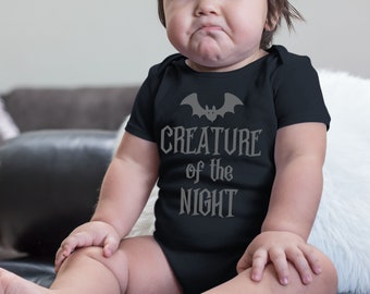 Body gótico Ropa de bebé gótico Bebé Ghoul Punk Regalo de bebé Death Metal Bebé Cosas de bebé gótico Bebé bruja Bebé espeluznante Murciélago negro Ropa de bebé