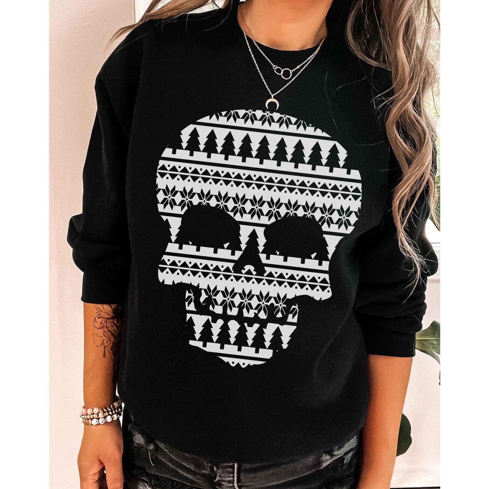 creepy christmas sweater