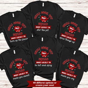 Most Likely To Chili Cook Off Shirts, Personalized Matching Group Cooking Team Tshirts, This Is My Chili Cook Off Shirt, Custom Chili Squad