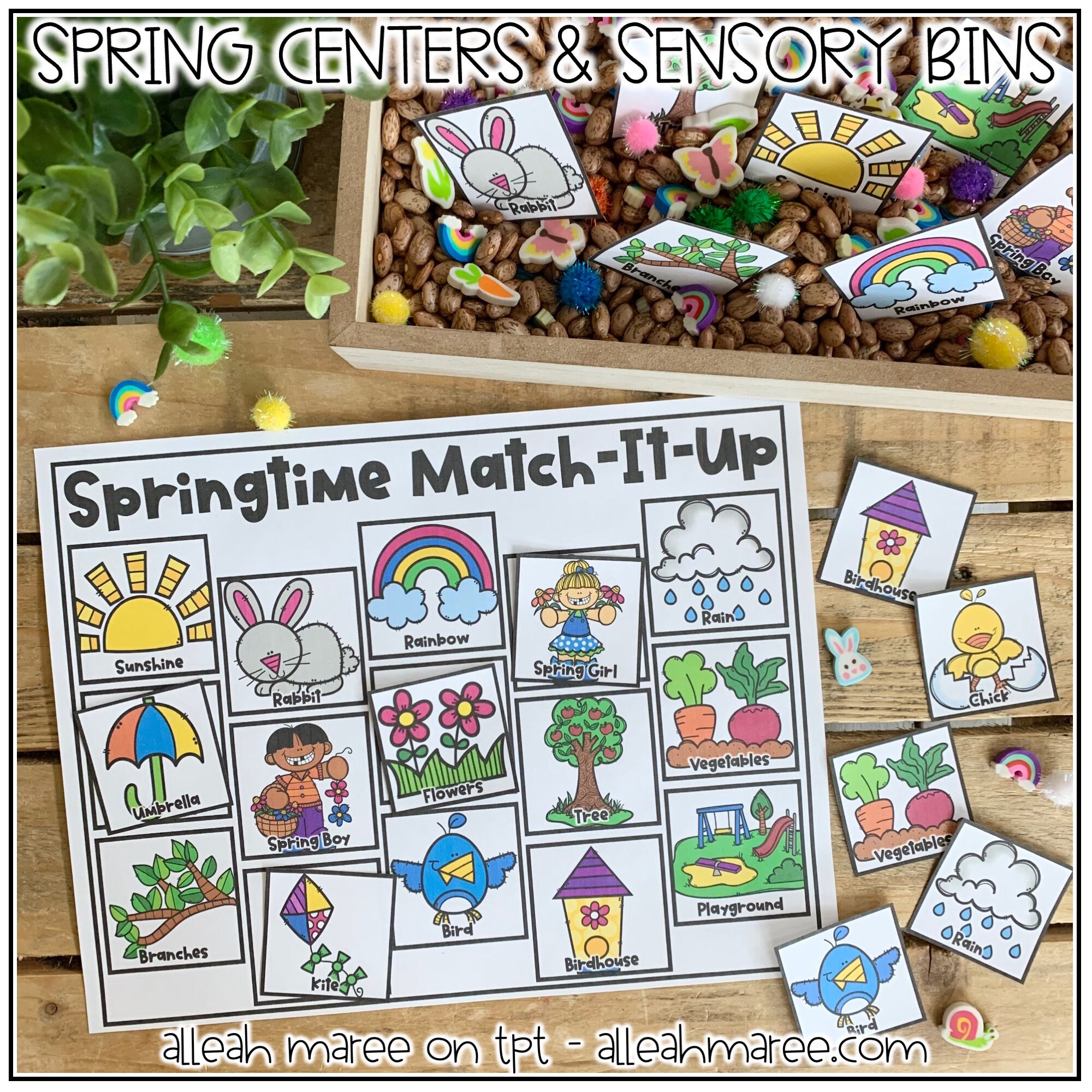 Spring Centers and Sensory Bins for Toddlers and Preschoolers - Etsy