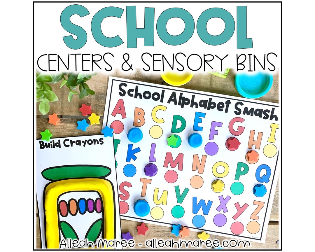 School Activities, Centers, and Sensory Bins - Toddlers and ...