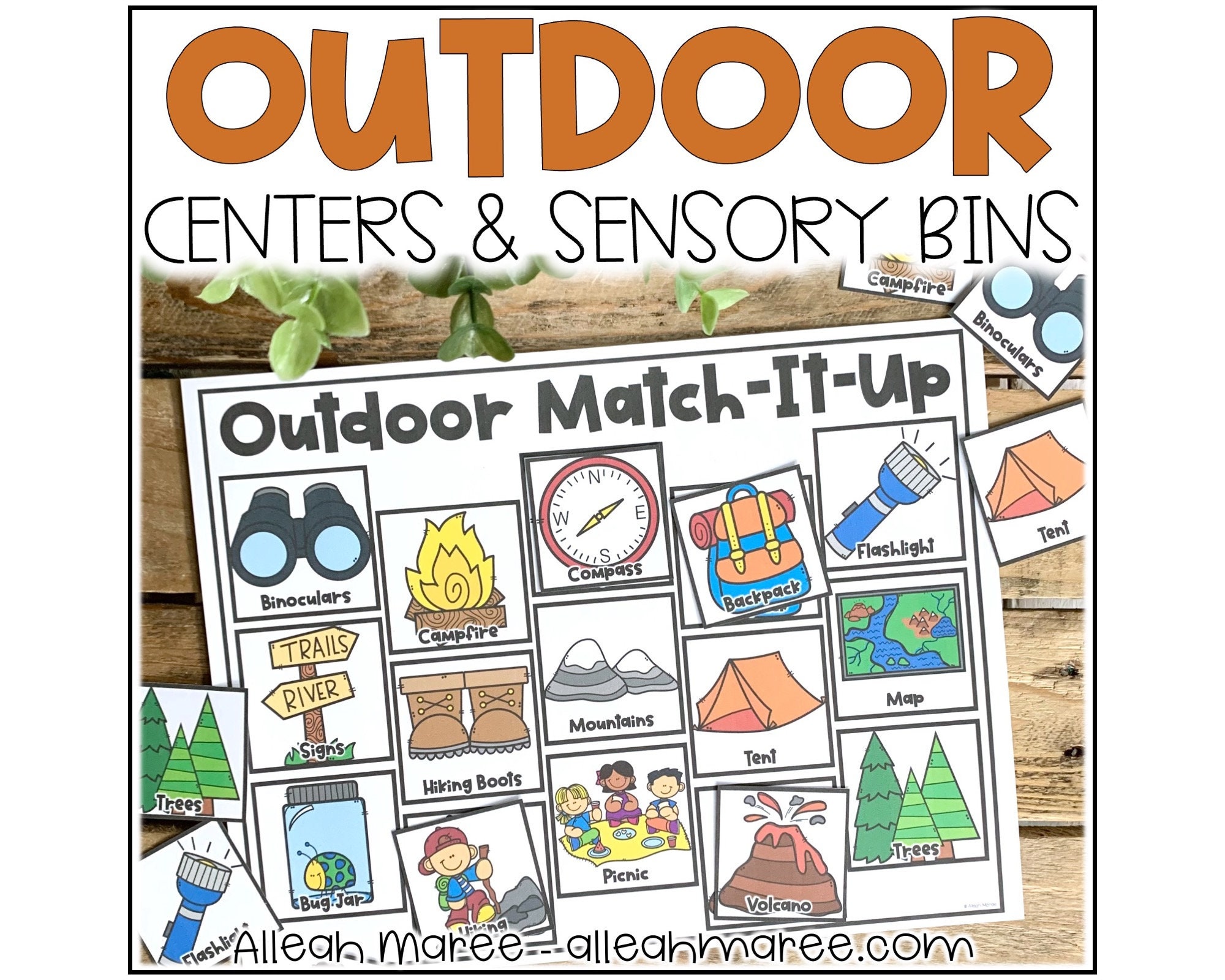 Outdoors Centers Activities and Sensory Bins Toddler and - Etsy