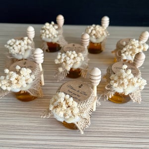 Honey jar, wedding favor, luxury wedding gift, honey jar gift, personalized gift, miel, miel personnalisé, honig gastgeschenke, party, miel