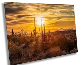 Arizona Sunset near Phoenix Arizona available in Canvas, Photo print, Acrylic, Metal.