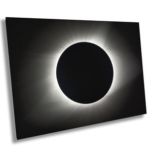 Solar Eclipse Canvas Print Metal Print and Acrylic Print
