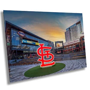 Cardinals Nation. Busch Stadium St. Louis Missouri St Louis Cardinals Baseball Art Print Photo Canvas, Metal, Acrylic or Print