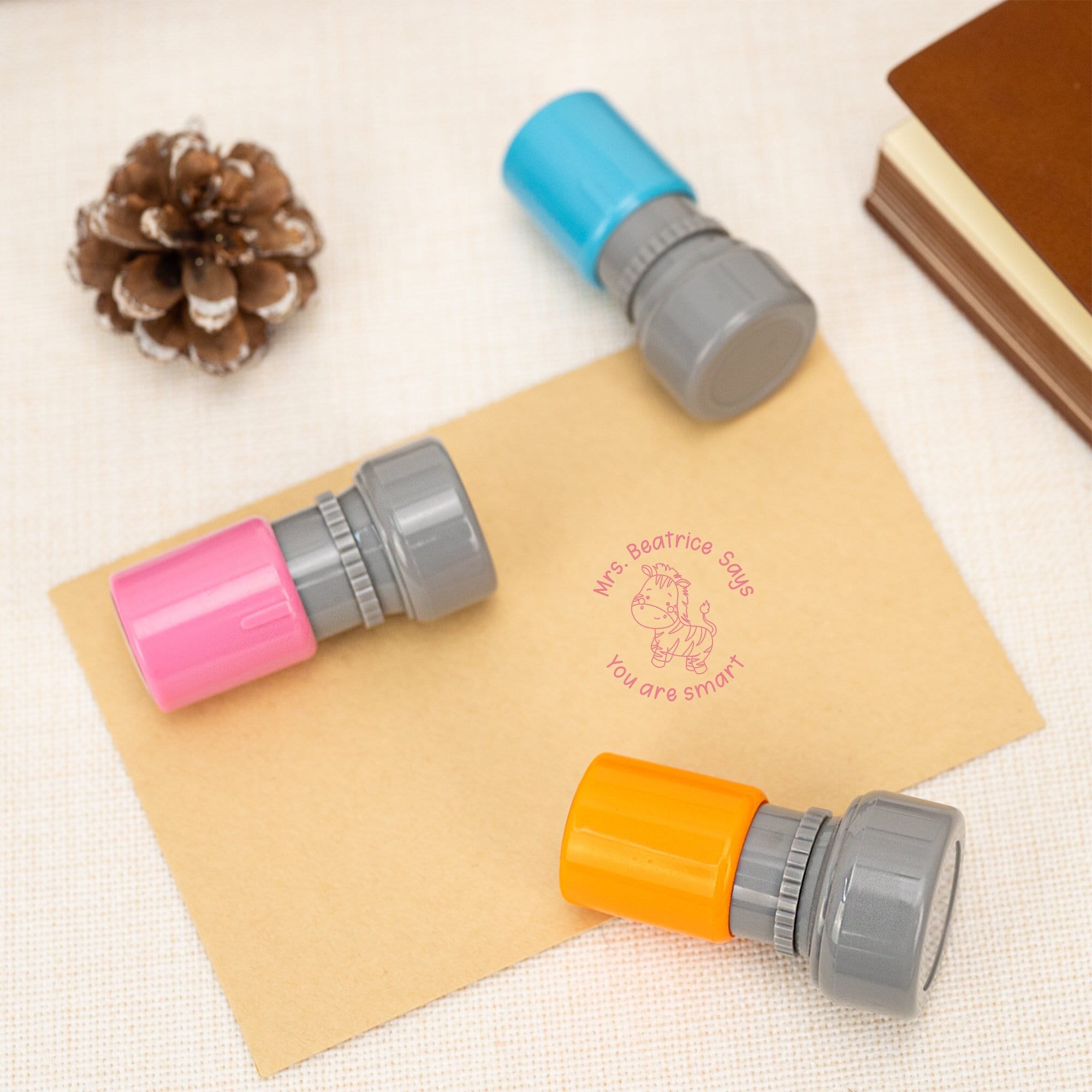 With Comment Stamp Teacher Stamp Self-inking,teacher Comment Stamps,teacher Refillable ...