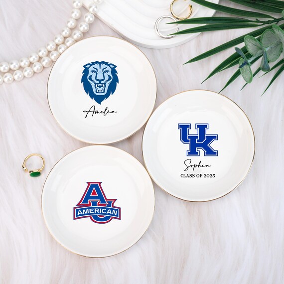 Personalized "Now Hotter By One Degree" Ceramic Ring Dish - Class Of 2025 Graduation Gift For Her