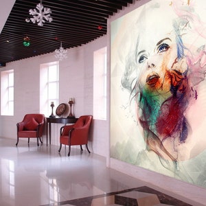 3D Glamour Donna Retail L1517 Commercial Removable Wallpaper Self Adhesive Wallpaper Peel & Stick Wallpaper Wallpaper Mural AJSTOREArt
