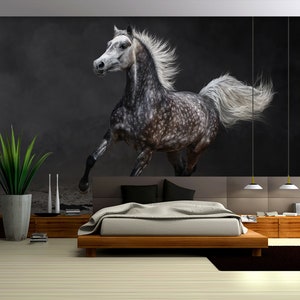3D Special Horse Animal L096 Carta da parati rimovibile Carta da parati autoadesiva Carta da parati Extra Large Peel & Stick Wallpaper Wallpaper Mural AJSTOREArt