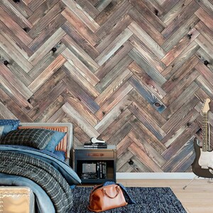 3D Elegant Wood Grain L19335 Carta da parati rimovibile Carta da parati autoadesiva Extra Large Peel & Stick Carta da parati Carta da parati murale AJSTOREArt
