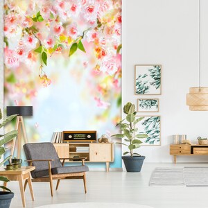 3D Spring Delicate Flowers L7187 Removable Wallpaper Self Adhesive Wallpaper Extra Large Peel & Stick Wallpaper Wallpaper Mural AJSTOREArt