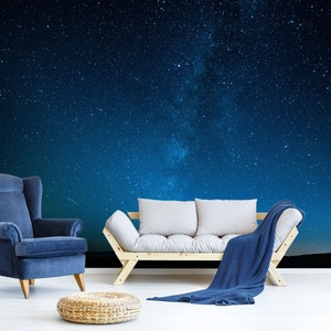 3D Sternenhimmel L001 abnehmbare Tapete selbstklebende Tapete extra groß Peel & Stick Tapete Wandbild AJSTOREArt