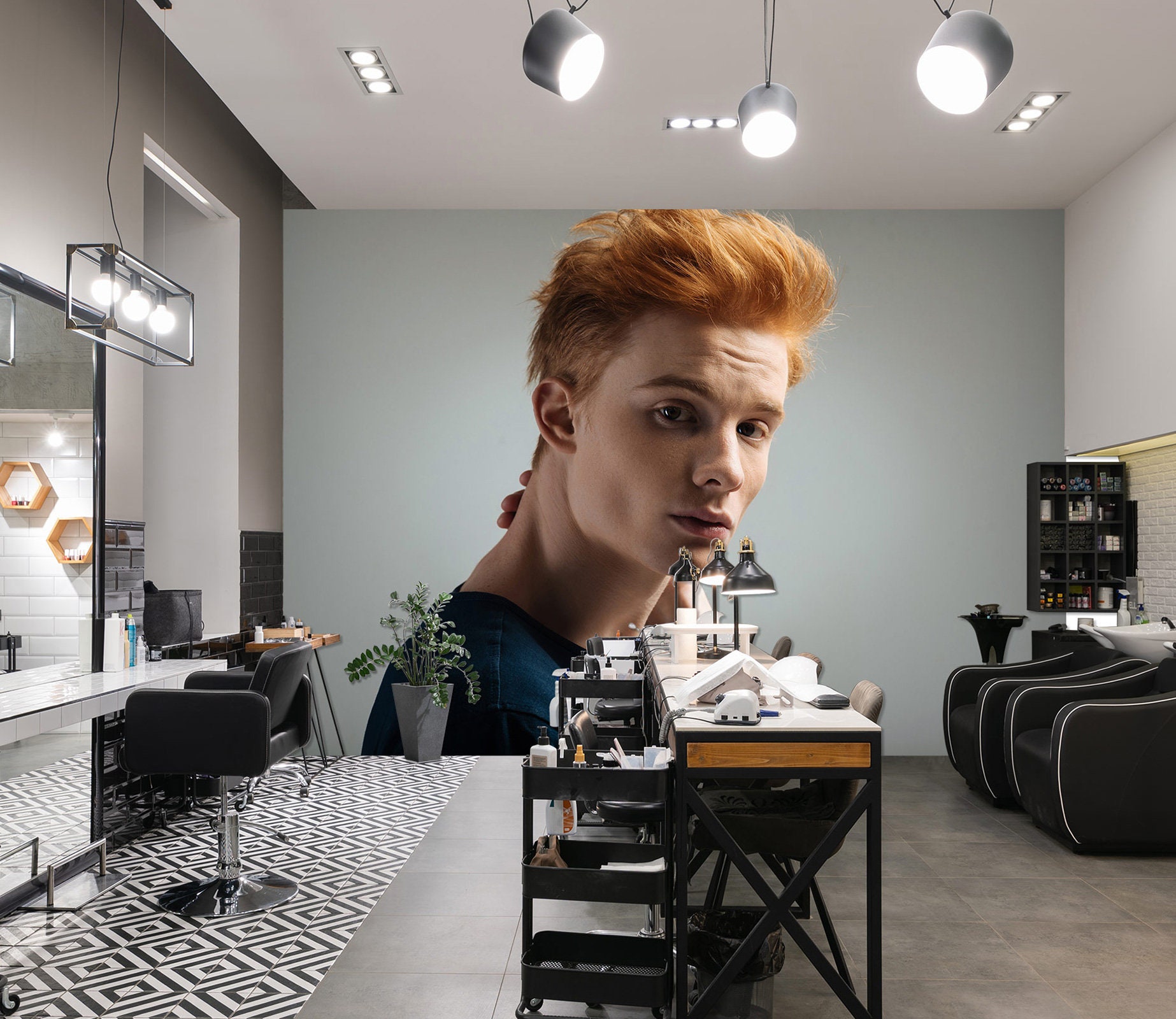 3D Casual Charm L15909 Hair Cut Salon Barber Shop Commercial - Etsy Australia 3D Casual Charm L15909 Hair Cut Salon Barber Shop Commercial - Etsy Australia