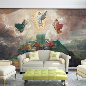 3D Religione Sacra L742 Carta da parati rimovibile Carta da parati autoadesiva Extra Large Peel & Stick Wallpaper Wallpaper Mural AJSTOREArt