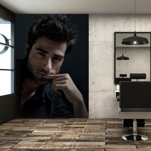 3D Glamour Infection L15975 Hair Cut Salon Barber Shop Commercial Removable Wallpaper Self Adhesive Peel & Stick Wallpaper Mural AJSTOREArt