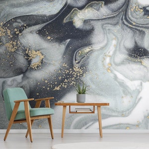 3D Arte Astratto Grigio Glamour L929 Carta da parati rimovibile Carta da parati autoadesiva Carta da parati Extra Large Peel & Stick Wallpaper Mural AJSTOREArt