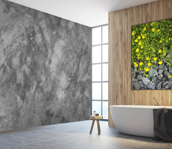 Fine Decor Dark Grey Ceramica Slate Tile Wallpaper | Available Now