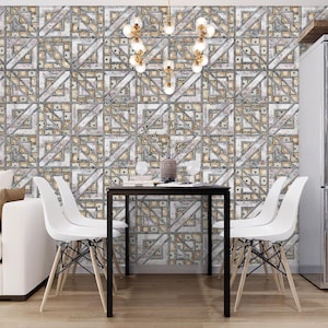 3D Small Flower Graphics L7017 Removable Wallpaper Self Adhesive Wallpaper Extra Large Peel & Stick Wallpaper Wallpaper Mural AJSTOREArt
