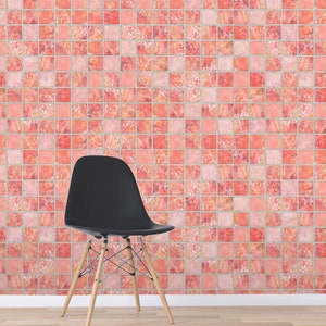 3D Rosa Jade Textur Fliesen L371 abnehmbare Tapete selbstklebende Tapete extra groß Peel & Stick Tapete Tapete Wandbild AJSTOREArt