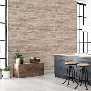 3D Wood Grain Selection Kitchen L1870 Commercial Removable Wallpaper Self Adhesive Wallpaper Peel & Stick Wallpaper Mural AJSTOREArt