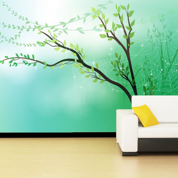 Spider Web Wallpaper Etsy