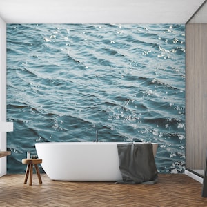 3D Water Fluctuations L8006 Removable Wallpaper Self Adhesive Wallpaper Extra Large Peel & Stick Wallpaper Wallpaper Mural AJSTOREArt