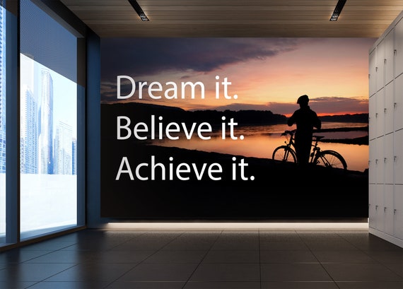 3D Trust Yourself L10684 Gym Removable Wallpaper Self Adhesive - Etsy Australia 3D Trust Yourself L10684 Gym Removable Wallpaper Self Adhesive - Etsy Australia