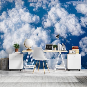3D Himmel Wolken Charm L7422 abnehmbare Tapete selbstklebende Tapete extra groß Peel & Stick Tapete Tapete Wandbild AJSTOREArt