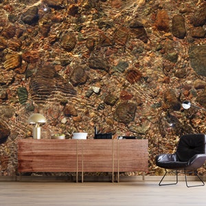 3D Underwater Stone Years L8374 Removable Wallpaper Self Adhesive Wallpaper Extra Large Peel & Stick Wallpaper Wallpaper Mural AJSTOREArt